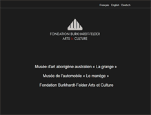 Tablet Screenshot of fondation-bf.ch
